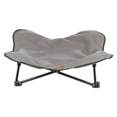 Elevated Camping Cot, Folding Dog Bed, Raised Travel Lounger for Small Dogs