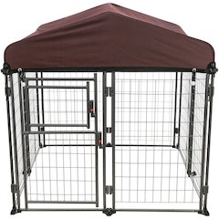 Deluxe Outdoor Dog Kennel, Medium