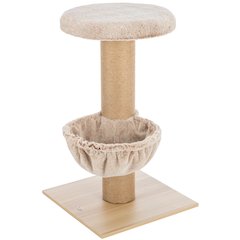 Mauricio Sisal & Plush 33" Cat Tree with Sisal Scratching Post, Perch & Hammock