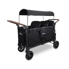 W6 Luxe Pro 6 Seater Stroller Wagon - Jet Black