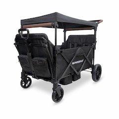 X4 Rev Recline Quad Stroller Wagon - Black