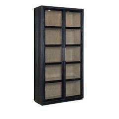 Linville Falls Shou Sugi Ban Curio Cabinet
