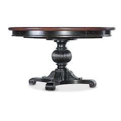 Charleston Round Pedestal Dining Table with 1-20in Leaf