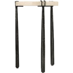 Driftwood Metal Spot Table