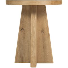 Driftwood Round End Table