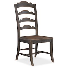 Hooker Furniture Hill Country Twin Sisters Ladderback Side Chair