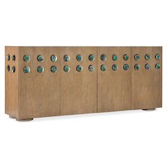 Commerce & Market Pilea Entertainment Credenza in Natural Wood by Hooker