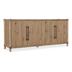 Vineyard Row Entertainment Credenza in Light Natural Wood by Hooker Furnishings