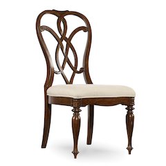 Hooker Furniture Leesburg Splatback Dining Side Chair in Mahogany