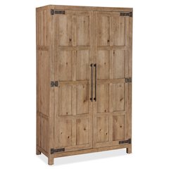 Vineyard Row Wardrobe in Light Natural Wood by Hooker Furnishings