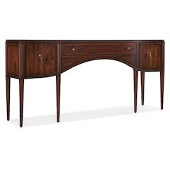 Charleston Wood Console Table in Cherry Brown Finish by Hooker Furniture