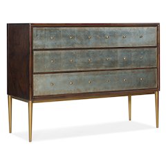 Hooker Furniture Living Room Melange Estrella Three Drawer Chest