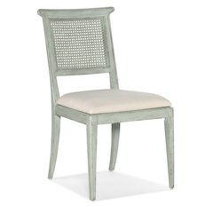 Charleston Fabric Upholstered Side Chair in Haint Blue by Hooker Furniture