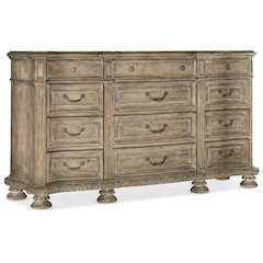 Hooker Furniture Bedroom Castella Twelve Drawer Dresser