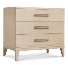 Westwood Three-Drawer Nightstand in Natural Wood Finish by Hooker Furnishings
