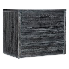 Commerce & Market Lateral File in Black Distressed Wood Finish by Hooker