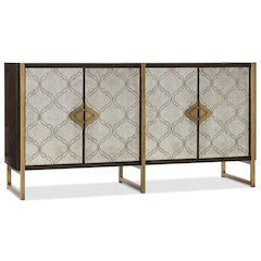 Hooker Furniture Melange Classic Media Credenza in Dark Wood