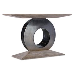 Modern Mood Wood Accent Console in Brown by Hooker Furniture
