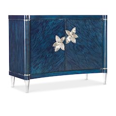 Melange Sapphire Wood Accent Chest in Blue by Hooker Furniture
