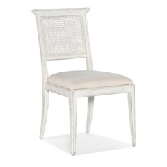 Hooker Furniture Charleston Fabric Upholstered Side Chair in Magnolia White