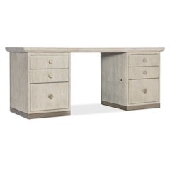 Modern Mood Executive Wood Desk in Natural by Hooker Furniture