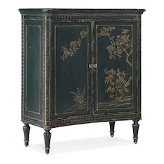 Charleston Two-Door Wood Accent Chest in Charleston Green by Hooker Furniture