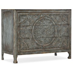 Hooker Furniture Living Room La Grange Lockhart Three-Drawer Accent Chest