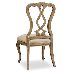 Hooker Furniture Chatelet Dining Side Chair in Caramel Froth
