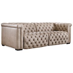 Savion 2 over 2 Sofa with Power Recline & Power Headrest