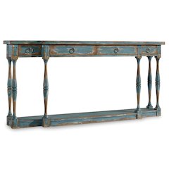 Sanctuary Four-Drawer Thin Console