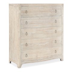 Hooker Furniture Serenity Monterey 5-Drawer Chest in Whitewashed Surf