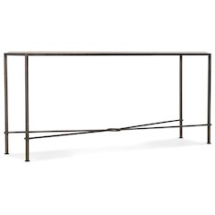 Metal Console Table in Gray by Hooker Furniture