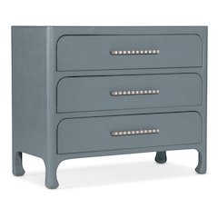 Serenity Cruiser Wood Accent Chest in Blue by Hooker Furniture
