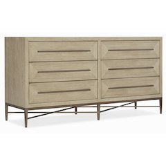 Hooker Furniture Bedroom Cascade Six-Drawer Dresser