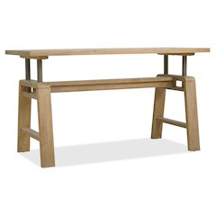 Kalamazoo Table Desk with Natural Wood Finish by Hooker Furnishings