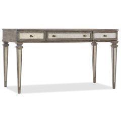 Hooker Furniture Rustic Glam Computer Desk in Light Wood