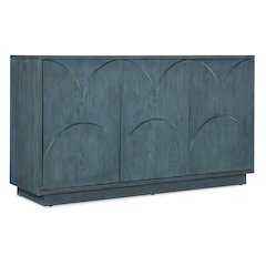 Melange Round Valley Three Door Entertainment Credenza