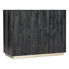 Hooker Furniture Chapman Veneers Shou Sugi Ban Accent Chest in Black