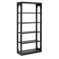 Hooker Furniture Commerce & Market Mindi Veneers Etagere in Black