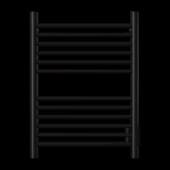 Cape Model 2332 12 Straight Bar Hardwired Towel Warmer in Matte Black