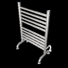 Solo 24" Freestanding 10 Bar Towel Warmer in Brushed