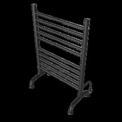 Solo 24" Freestanding 10 Bar Towel Warmer in Matte Black