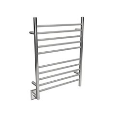 Radiant Hardwired + Plug-in Combo (Left Side) Straight 10 Bar Towel Warmer