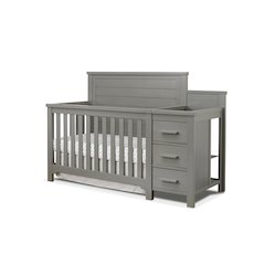 Sorelle Farmhouse Crib & Changer ,Weathered Gray Color