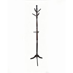71.5" in Espresso Wood Swivel Coat Rack