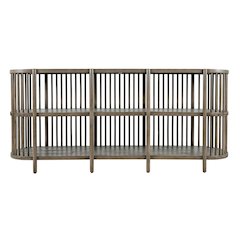 Rhapsody Mid-Century Modern 72" Open Storage Sideboard Cabinet