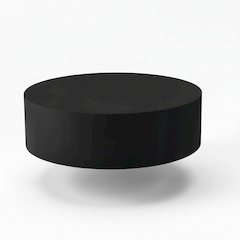 Spencer Round Coffee Table Black