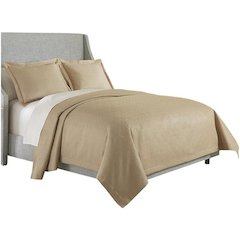 Alton 3-Piece King Bed Throw/Coverlet Set - Gold