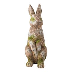 Faux Concrete Rabbit - Head Forward