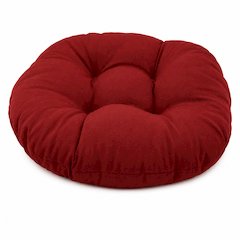 18 inch Round Solid Twill Footstool Cushion  93301-18IN-TW-RR